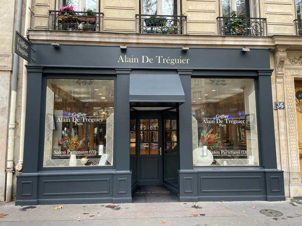 Alain de Tréguier, coiffeur masculin et féminin situé Boulevard Henri IV à  Paris